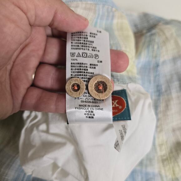 Tommy Bahama Relax Reversible Linen Shorts Size 36 – Plaid, Coastal Prep, 2-in-1 - Picture 14 of 16